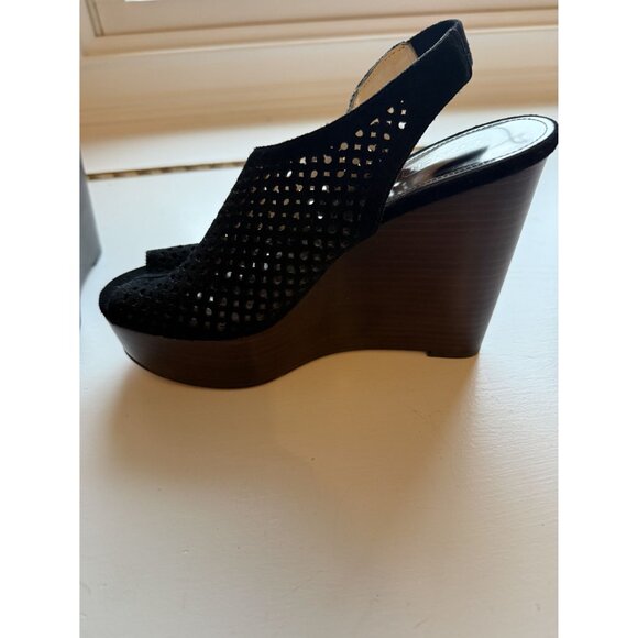 Coach Chasity Black Platform Heel Perforated Mesh Size Women's 6 NEW [jb] - Picture 15 of 15